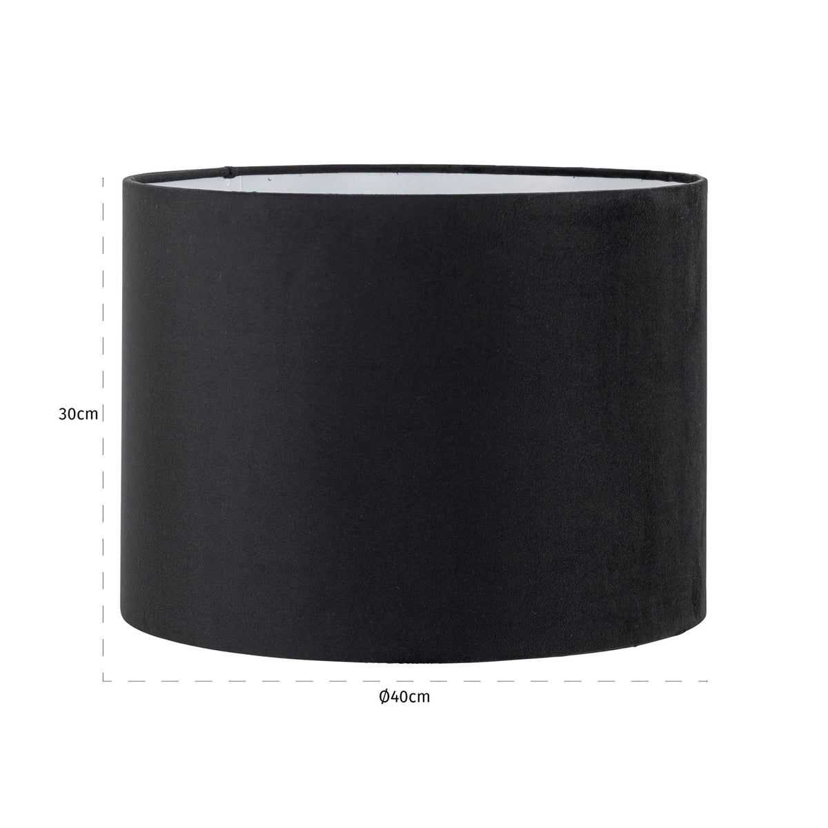 Lampshade Jaylinn black 40Ø by Richmond Interiors