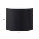 Lampshade Jaylinn black 40Ø by Richmond Interiors