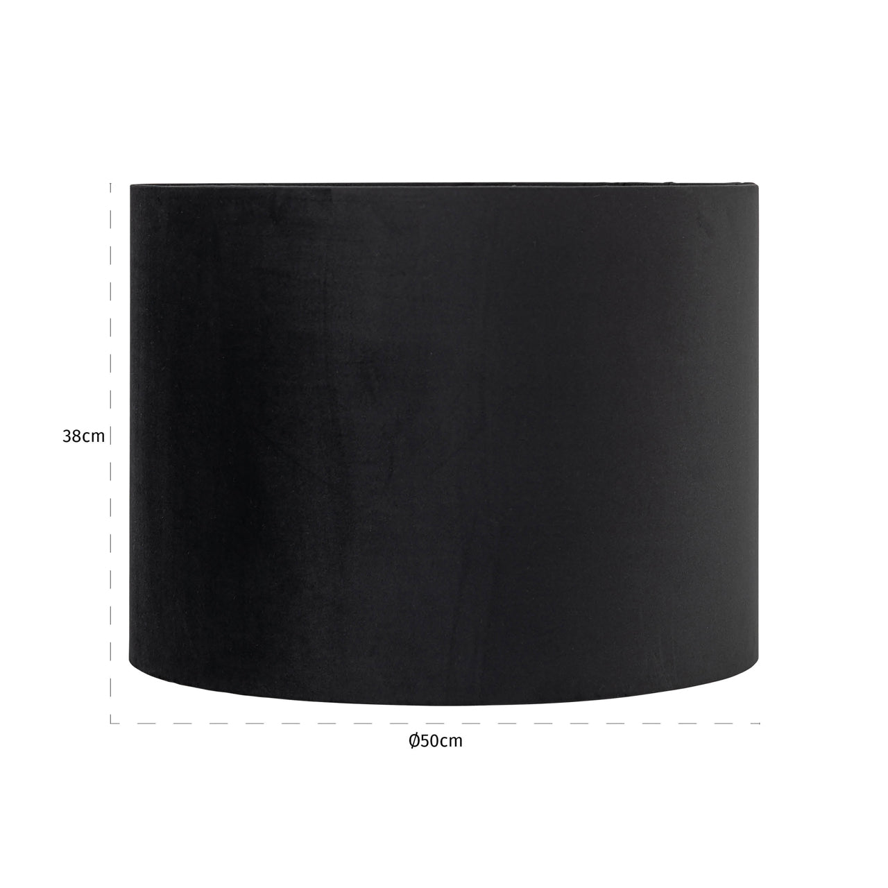 Lampshade Jaylinn black 50Ø by Richmond Interiors