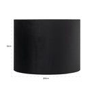 Lampshade Jaylinn black 50Ø by Richmond Interiors