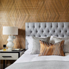 Roux Taupe Faux Leather & Ash Wood Bedside Table by Liang & Eimil