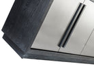 Camden Sideboard - Ebony Ash Stainless Steel Liang & Eimil
