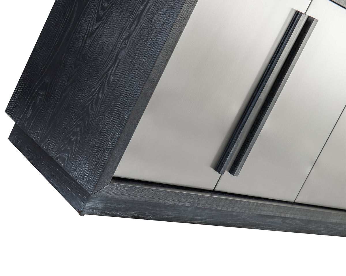 Camden Sideboard - Ebony Ash Stainless Steel Liang & Eimil