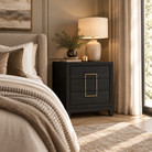 Lucca Dark Brown 3 Drawer Chest Berkeley Designs