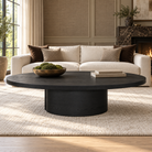 Lugano Dark Oak Wood Coffee Table -  Dark Oak Berkeley Designs