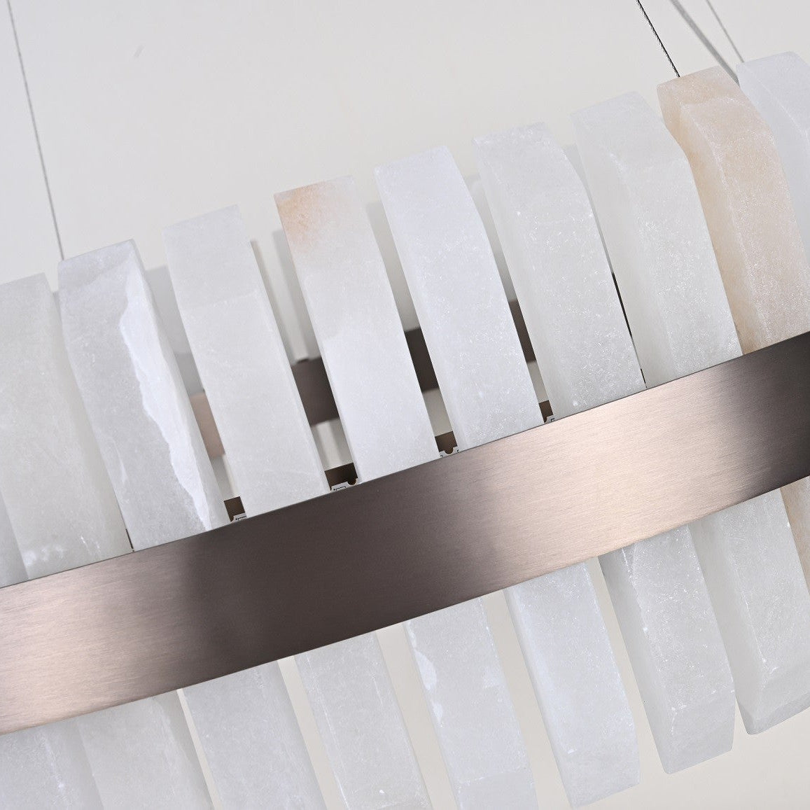 Lunara Bronze & Alabaster Pendant 80cm Decorum Collection