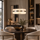 Lunara Bronze & Alabaster Pendant 65cm by Decorum Collection
