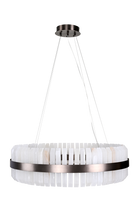 Lunara Bronze & Alabaster Pendant 80cm by Decorum Collection