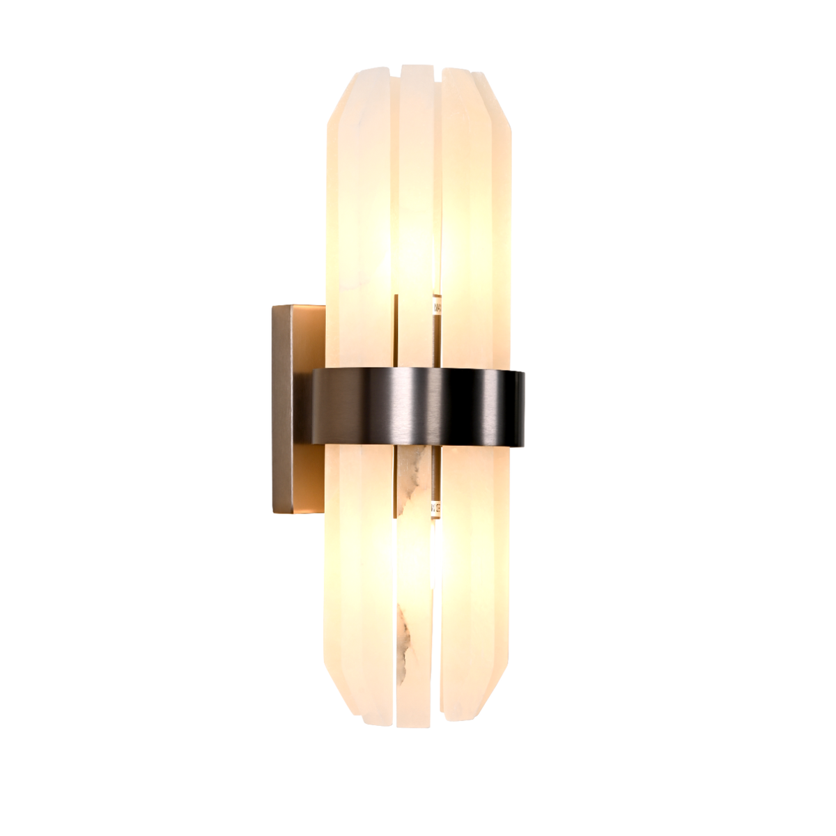 Lunara Bronze & Alabaster Wall Light Decorum Collection