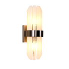 Lunara Bronze & Alabaster Wall Light Decorum Collection