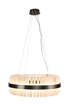 Lunara Bronze & Alabaster Pendant 65cm by Decorum Collection