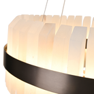 Lunara Bronze & Alabaster Pendant 65cm by Decorum Collection