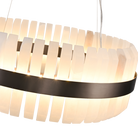 Lunara Bronze & Alabaster Pendant 65cm by Decorum Collection