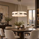 Lunara Bronze & Alabaster Pendant 80cm Decorum Collection