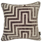 Amazing Chocolate Maze Cut Velvet Cushion Paul Moneypenny