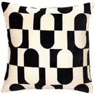 Chill Pill Black Geometric Velvet Cushion Paul Moneypenny