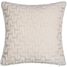 Summit Ivory Cut Velvet Cushion Malini