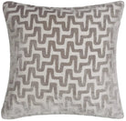 Summit Taupe Cut Velvet Cushion Malini