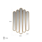 Chelsey Gold Wall Mirror by Richmond Interiors