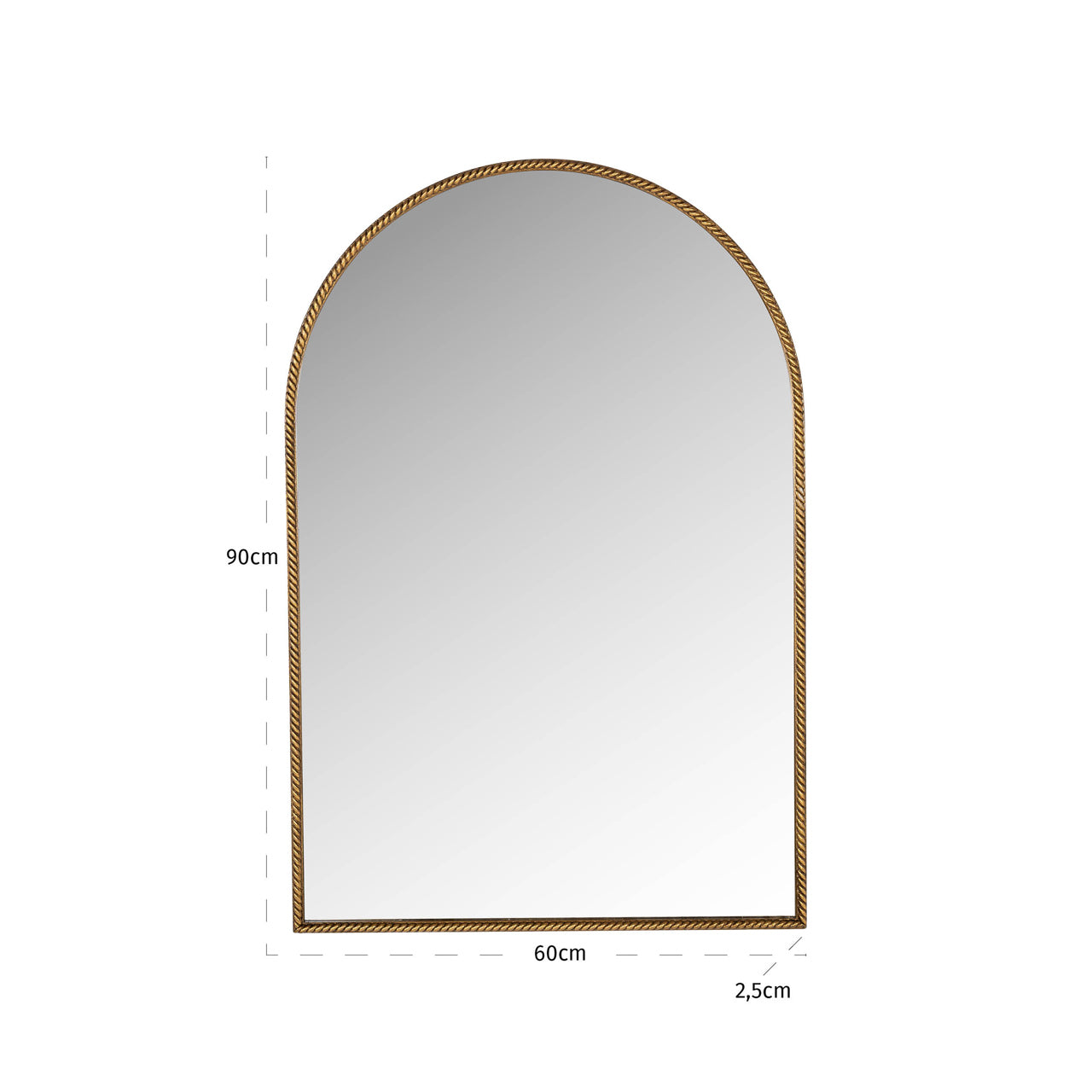 Jindie Gold Mirror by Richmond Interiors