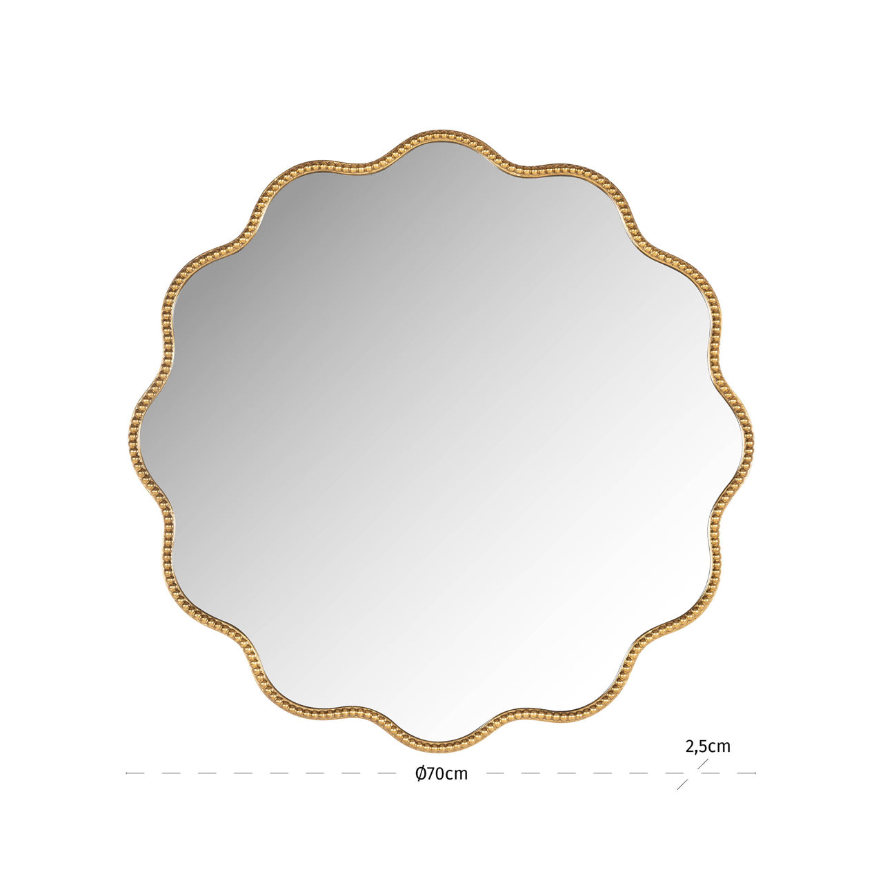 Levien Gold Mirror by Richmond Interiors