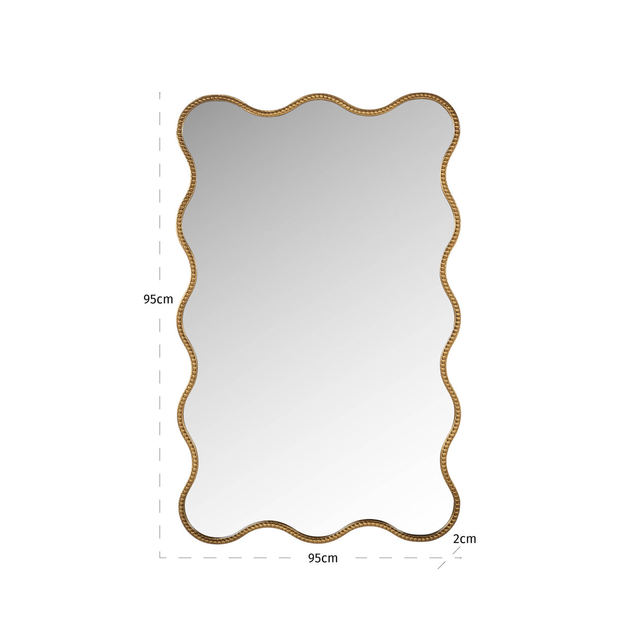 Laurel Gold Mirror by Richmond Interiors