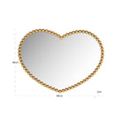 Lovely Gold Heart Bobble Mirror by Richmond Interiors