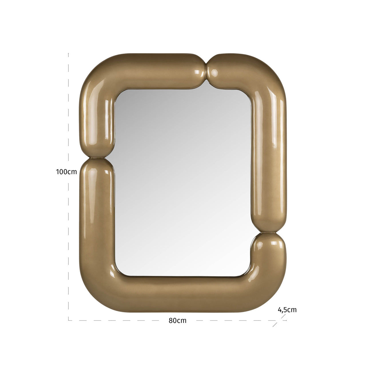 Aubry Gold Mirror by Richmond Interiors