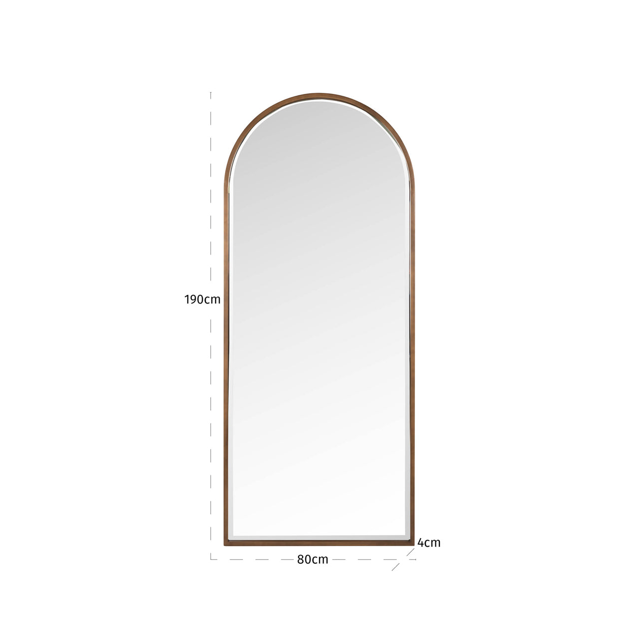 Maylinn Brushed Gold Mirror by Richmond Interiors