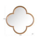 Lowen Brushed Gold Mirror by Richmond Interiors