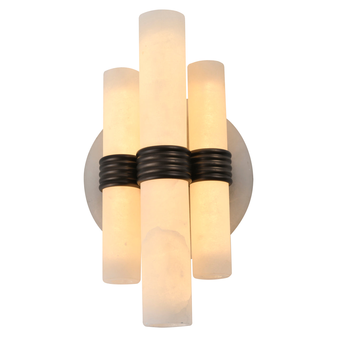 Zara Bronze & White Alabaster Wall Light by Richmond Interiors
