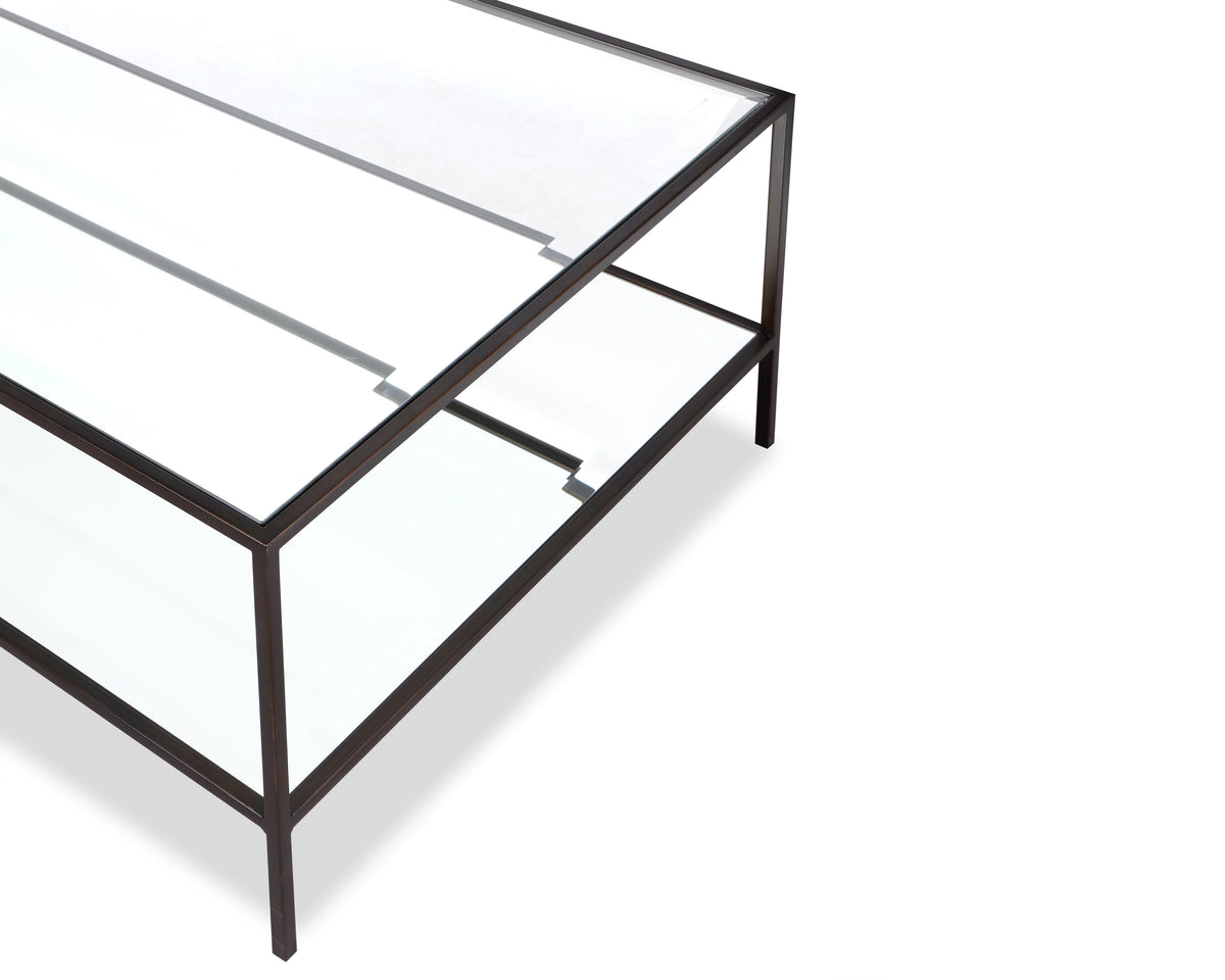 Oliver Coffee Table  -  Antique Bronze