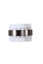 Mayfair Bronze & Alabaster Wall Light by Decorum Collection