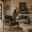 Mickleton Occasional Chair - Olive by D.I. Designs