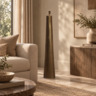 Mijas Dark Brown Bronze Large Floor Lamp Light & Living