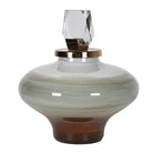 Small Green to Brown Ombré Jewel Lidded Jar Kensington