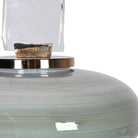 Large Green to Brown Ombré Jewel Lidded Jar Kensington