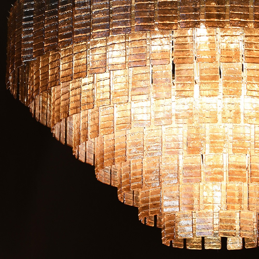 Amber Gold 8 Tier Chandelier Kensington