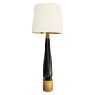 Mincio Black Marble & Brass Table Lamp by RV Astley