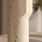 Oakley Beige Marble Large Vase by Liang & Eimil
