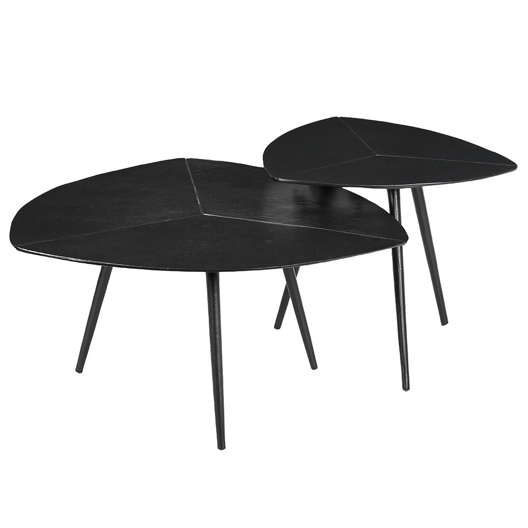Loni Nest of Matt Black Tables – Decorum Interiors