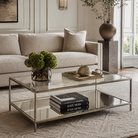 Oliver Antique Silver & Glass Coffee Table Liang & Eimil