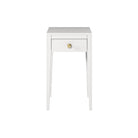 Radford 1 Drawer Bedside Table - White by D.I. Designs
