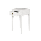 Radford 1 Drawer Bedside Table - White by D.I. Designs