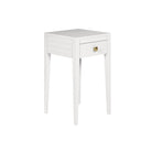 Radford 1 Drawer Bedside Table - White by D.I. Designs