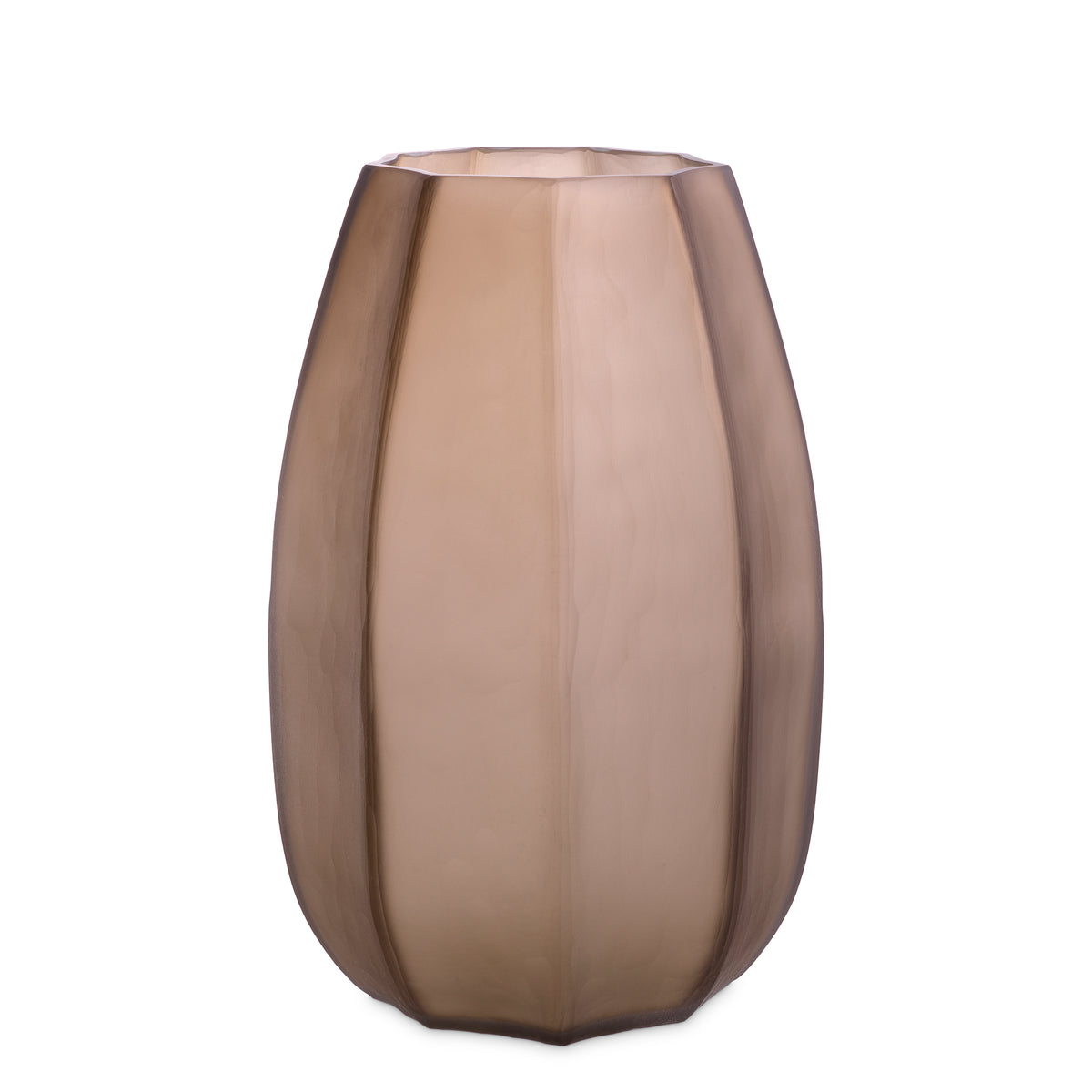 Vase Tiara S brown glass by Eichholtz