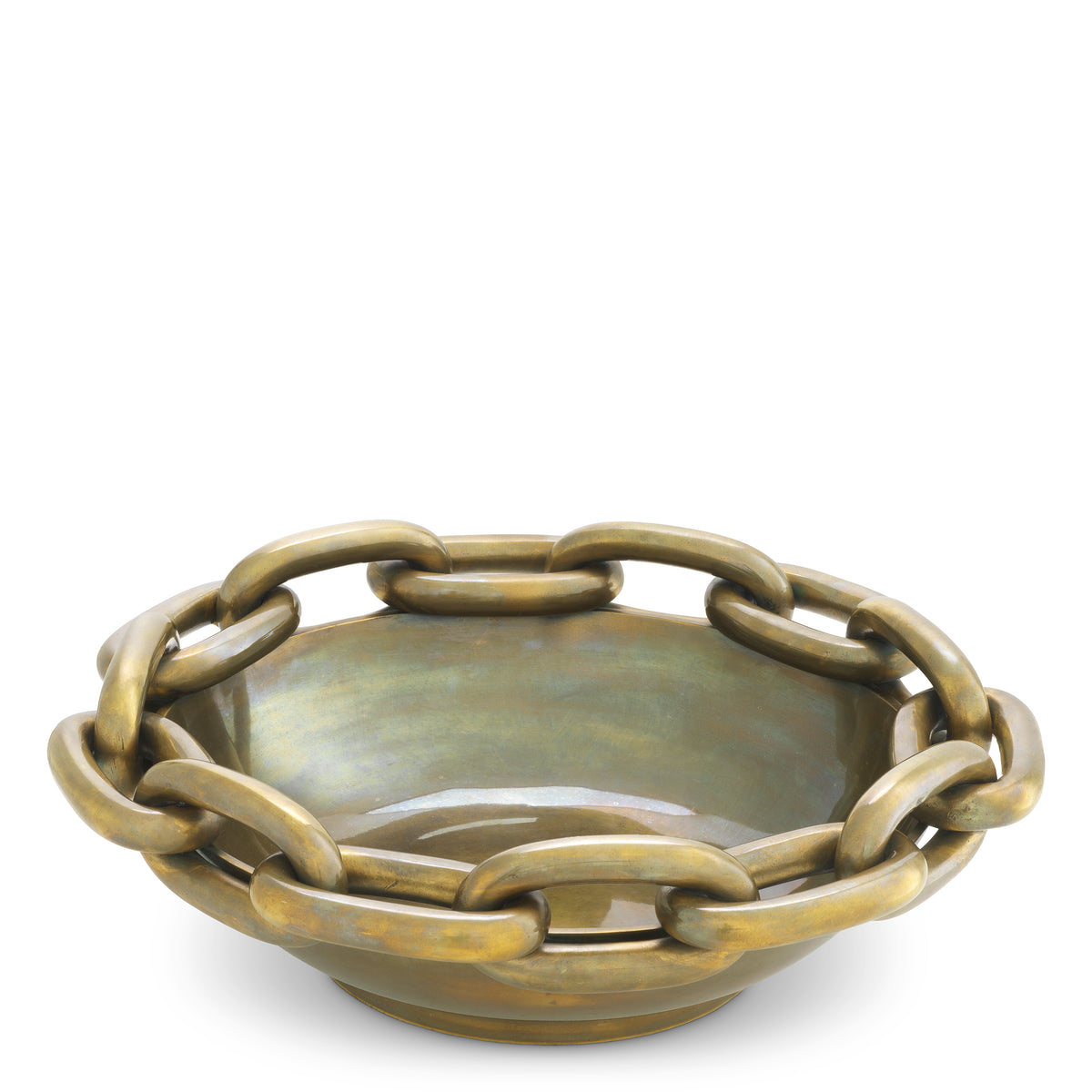 Bowl Merona vintage brass finish by Eichholtz