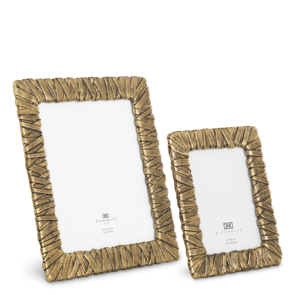 Picture Frame Chriswick antique brass finish set of 2 by Eichholtz