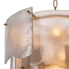 Chandelier Asinara S antique brass finish smoke glass by Eichholtz