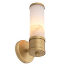 Wall Lamp Claridges Single antique brass finish alabaster by Eichholtz